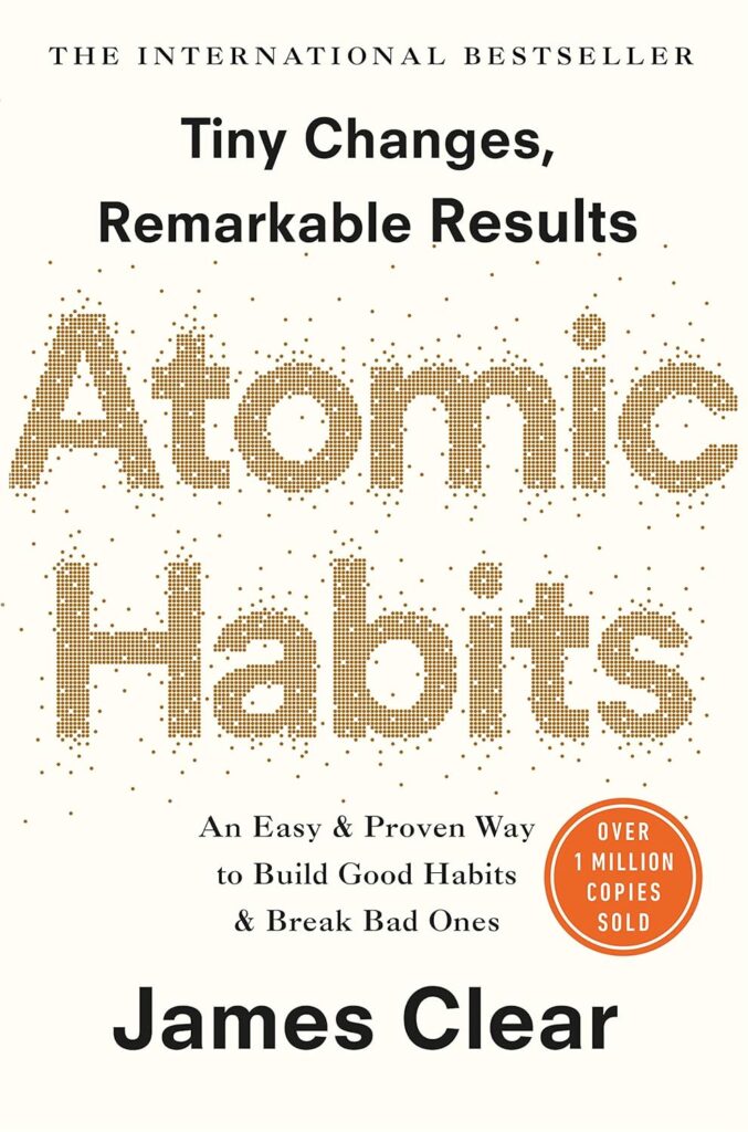 atomic habits by james clear, best selling book in amazon where over a million copies sold